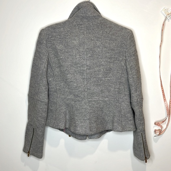 Banana Republic Tailored Boiled Wool Moto Jacket. - Picture 5 of 10